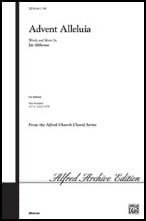 Advent Alleluia SAB choral sheet music cover Thumbnail